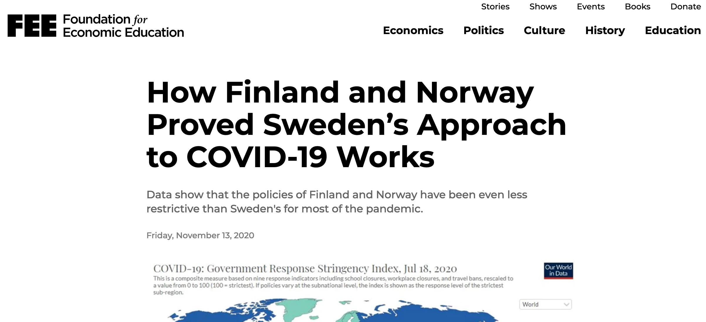 How Finland and Norway Proved Sweden’s Approach to COVID-19 Works